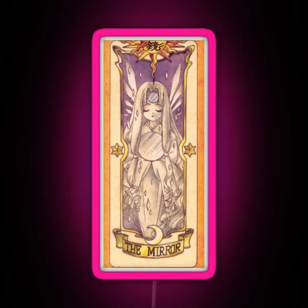 Clow Card The Mirror RGB Neon Sign