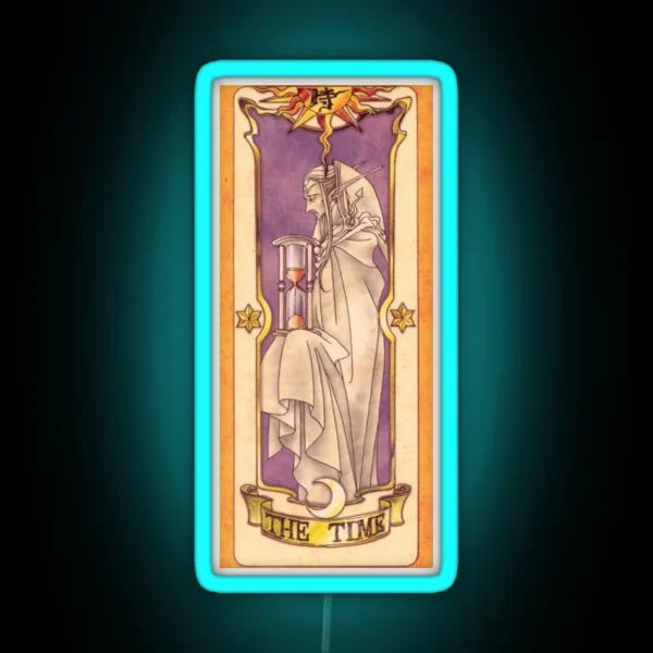 Clow Card The Time RGB Neon Sign