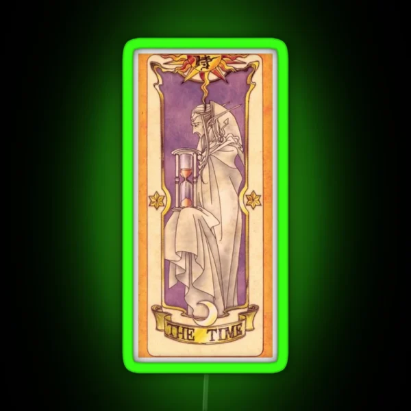 Clow Card The Time RGB Neon Sign