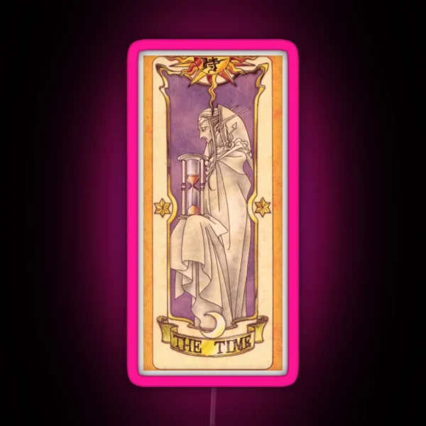 Clow Card The Time RGB Neon Sign