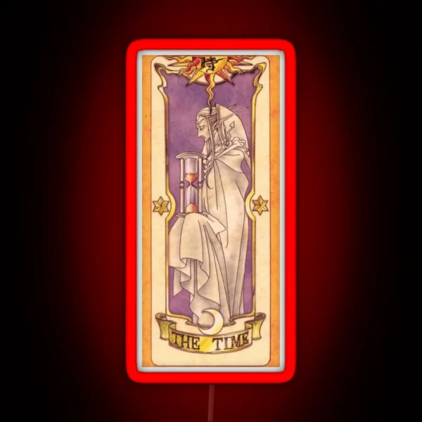 Clow Card The Time RGB Neon Sign