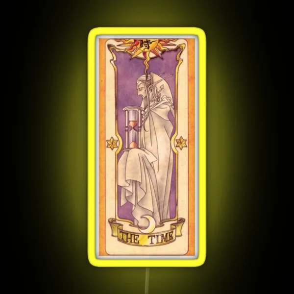 Clow Card The Time RGB Neon Sign