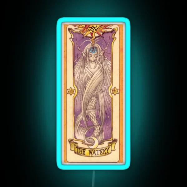 Clow Card The Watery RGB Neon Sign