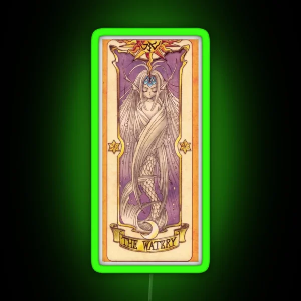 Clow Card The Watery RGB Neon Sign
