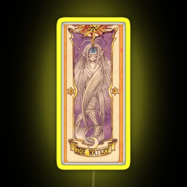 Clow Card The Watery RGB Neon Sign