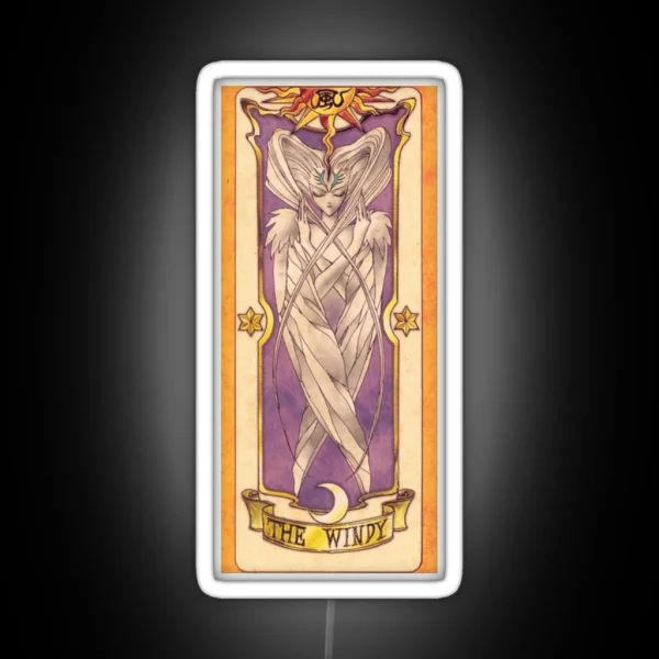 Clow Card The Wind RGB Neon Sign