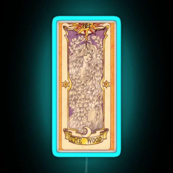 Clow Card The Wood RGB Neon Sign