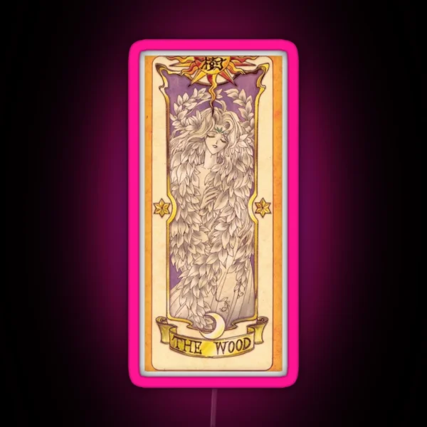 Clow Card The Wood RGB Neon Sign