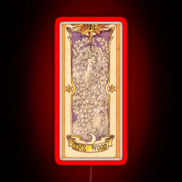 Clow Card The Wood RGB Neon Sign