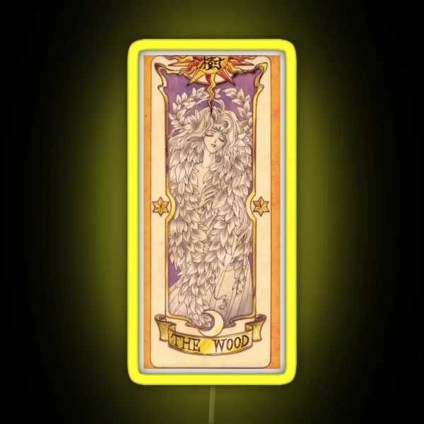 Clow Card The Wood RGB Neon Sign