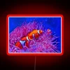 Clown Fish Watercolour Painting Art RGB Neon Sign - Image 2