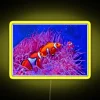 Clown Fish Watercolour Painting Art RGB Neon Sign - Image 6