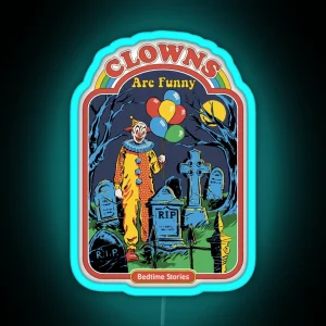 Clowns Are Funny RGB Neon Sign