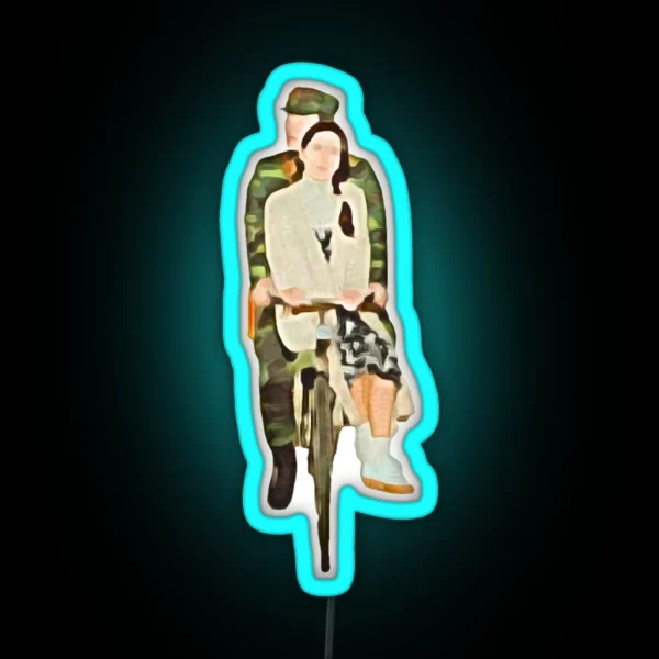 CLOY Bike Scene RGB Neon Sign