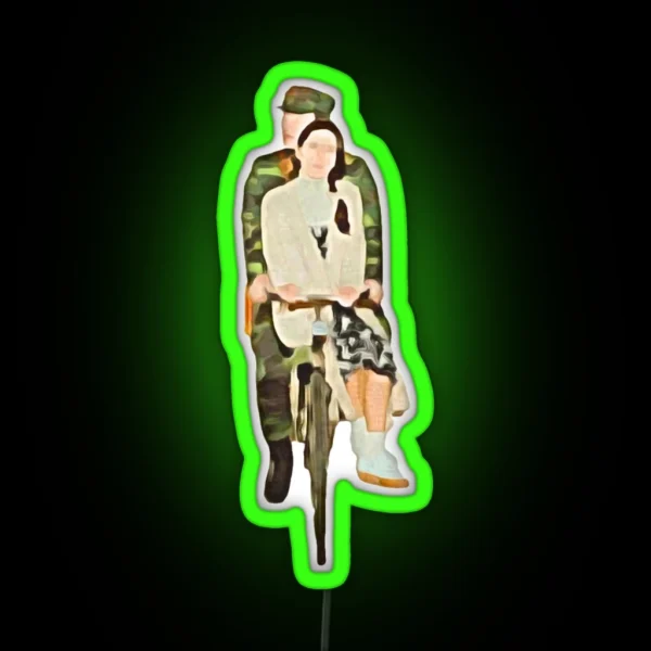 CLOY Bike Scene RGB Neon Sign