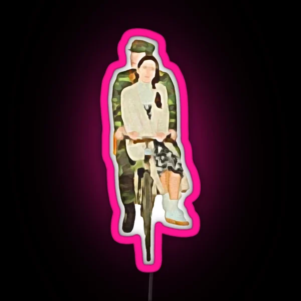 CLOY Bike Scene RGB Neon Sign