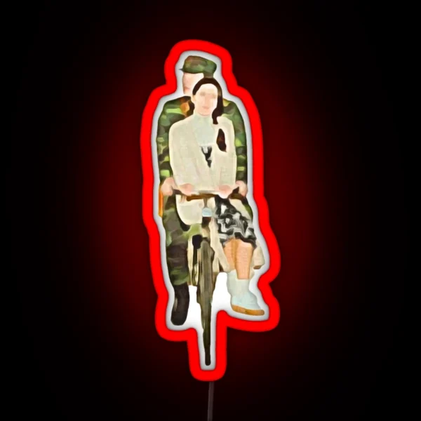 CLOY Bike Scene RGB Neon Sign