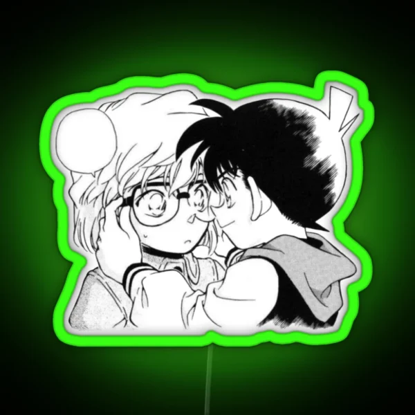 Coai Haibara Conan RGB Neon Sign