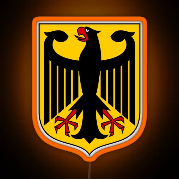 Coat Of Arms Of Germany RGB Neon Sign