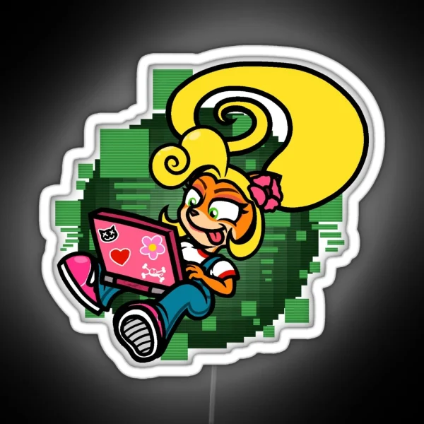 Coco S Laptop RGB Neon Sign