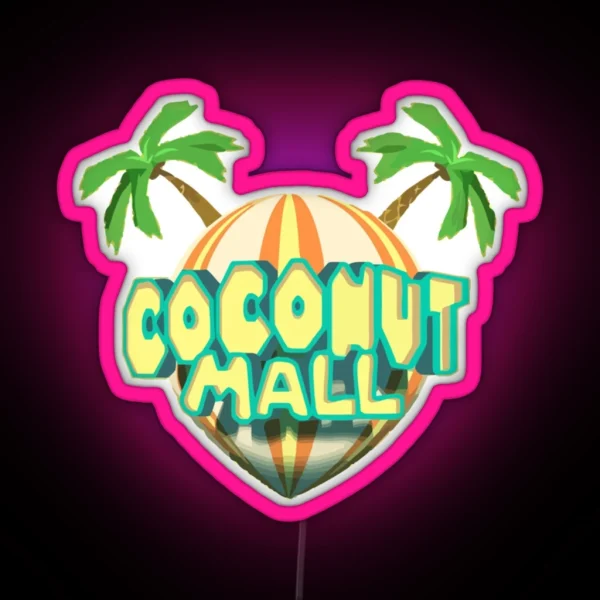 Coconut Mall Logo RGB Neon Sign