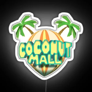 Coconut Mall Logo RGB Neon Sign