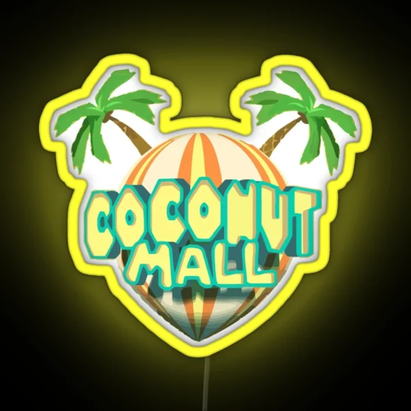 Coconut Mall Logo RGB Neon Sign