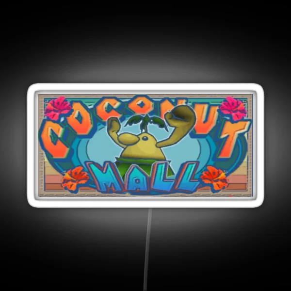 Coconut Mall Logo RGB Neon Sign