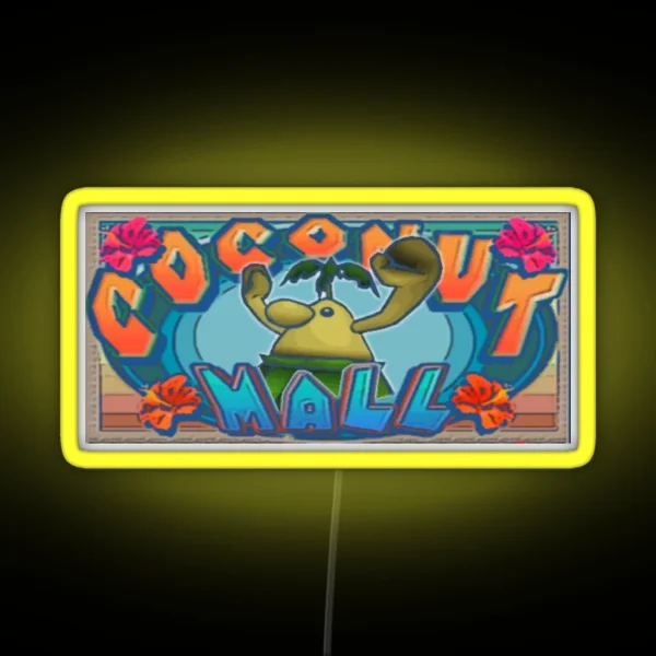 Coconut Mall Logo RGB Neon Sign