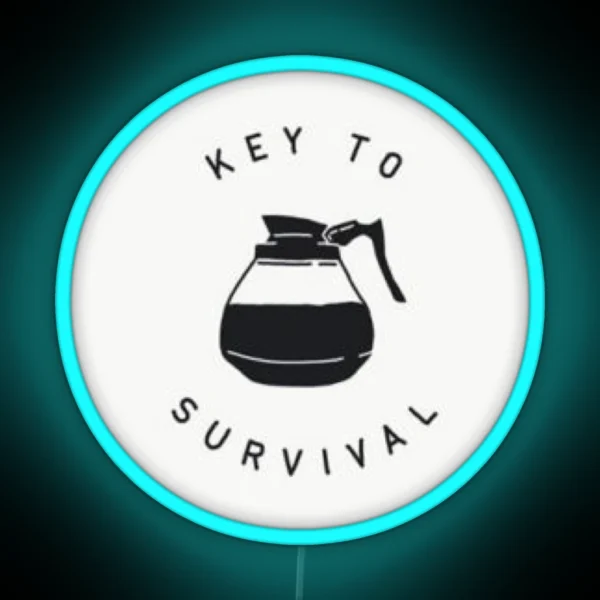 Coffe Is Key RGB Neon Sign