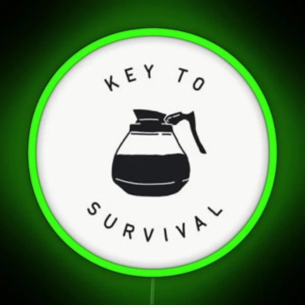 Coffe Is Key RGB Neon Sign