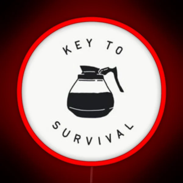 Coffe Is Key RGB Neon Sign