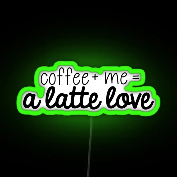 Coffee Love RGB Neon Sign