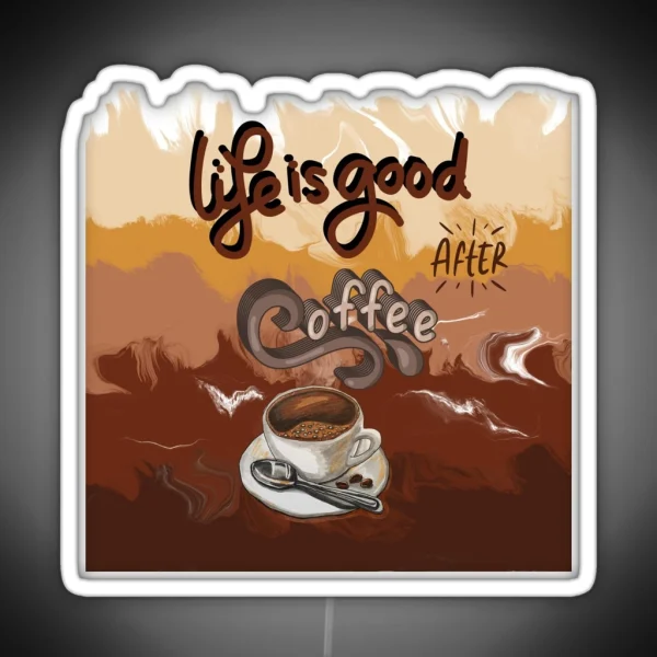 Coffee Lover RGB Neon Sign
