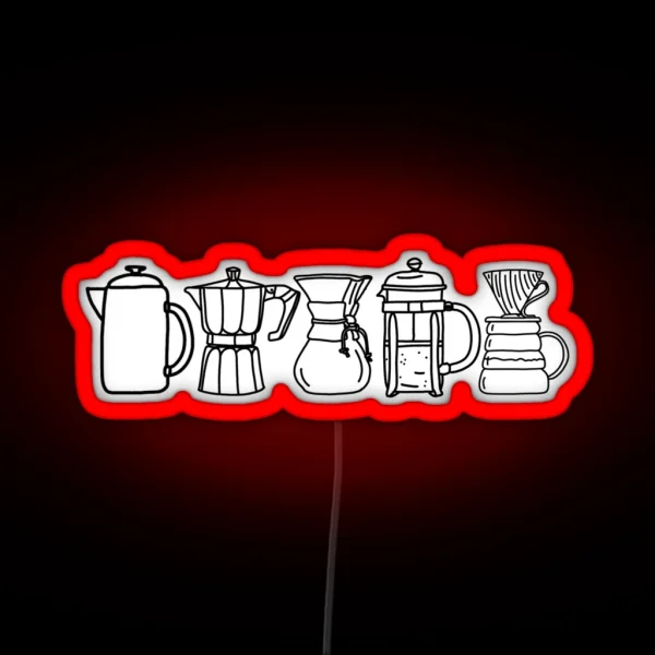 Coffee Methods RGB Neon Sign