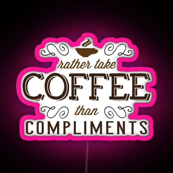 Coffee Morning Muffle Breakfast Ritual Gift RGB Neon Sign