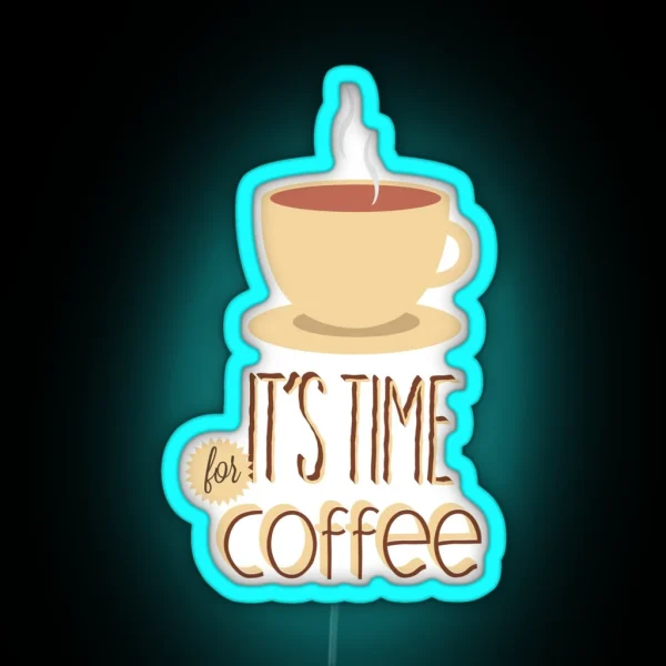 Coffee Morning Muffle Breakfast Ritual Gift RGB Neon Sign