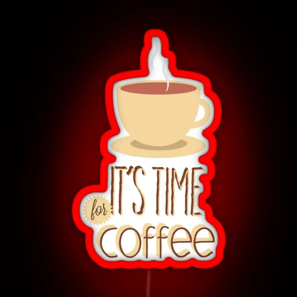 Coffee Morning Muffle Breakfast Ritual Gift RGB Neon Sign