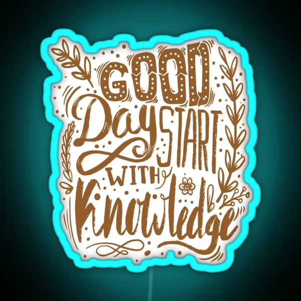 Coffee Morning Muffle Breakfast Ritual Gift RGB Neon Sign