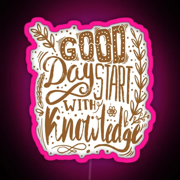 Coffee Morning Muffle Breakfast Ritual Gift RGB Neon Sign