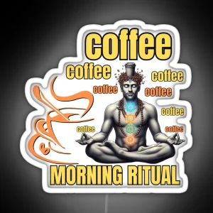 Coffee Morning Ritual RGB Neon Sign