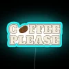 Coffee Please RGB Neon Sign - Image 3