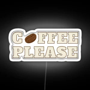 Coffee Please RGB Neon Sign