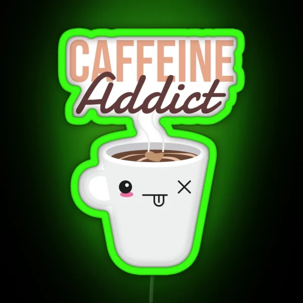 Coffee Time I Love Coffee Coffeebox RGB Neon Sign