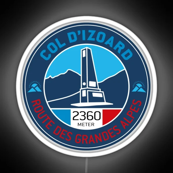Col D Izoard Route Des Grandes Alpes V1 RGB Neon Sign