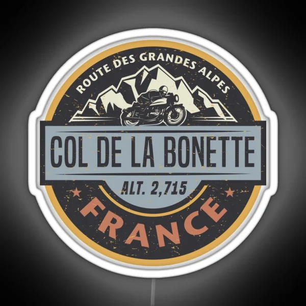Col De La Bonette France RGB Neon Sign