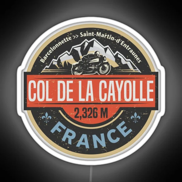 Col De La Cayolle France RGB Neon Sign