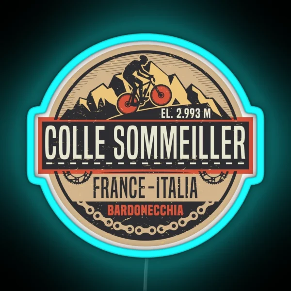 Col Del Sommeiller RGB Neon Sign