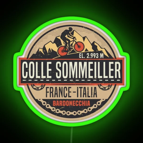Col Del Sommeiller RGB Neon Sign
