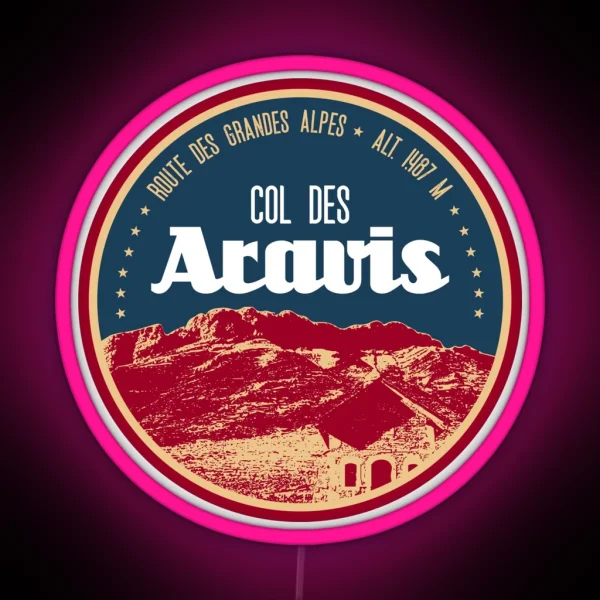 Col Des Aravis Led Led Route Des Grandes Alpes RGB Neon Sign